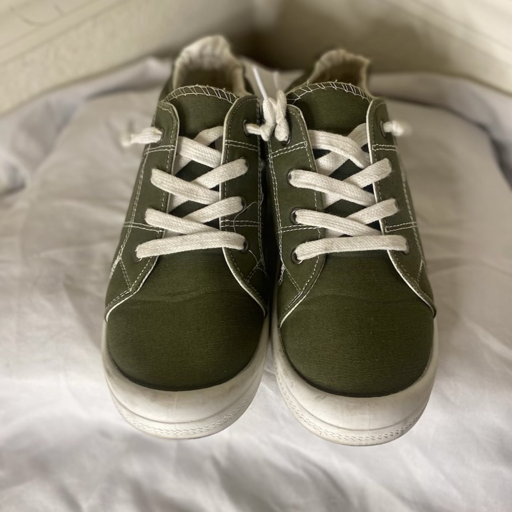 Olive Green Casual Shoes 7